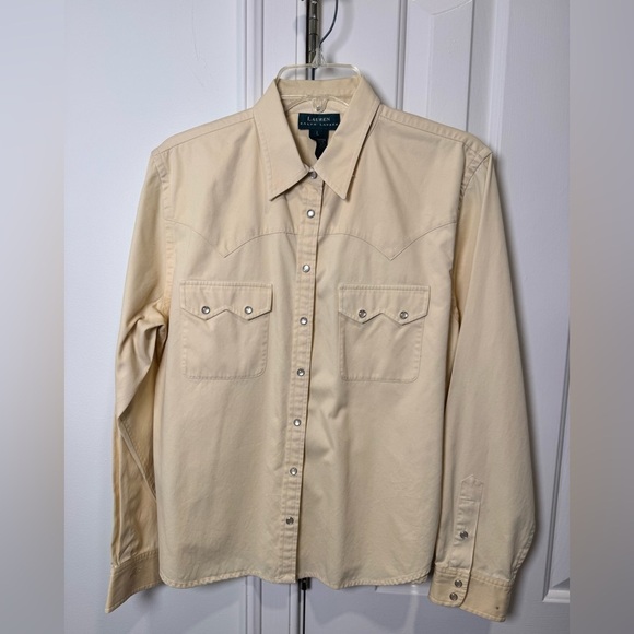 Ralph Lauren Tops - Ralph Lauren vintage Cream Button Down Shirt